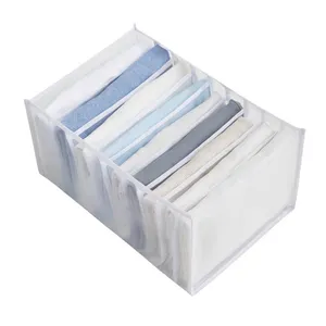 Organizer storage box drawers Thickened two-in-one covered clothing organizer underwear socks clothing storage foldable box