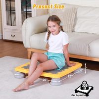 Fabricación profesional barato niños plástico saltar tablero trampolín nuevo diseño niños interior trampolín autismo juguetes para bebé