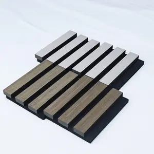 Amer设计天然橡木降噪织物硬木隔音隔音实木墙板