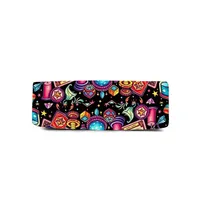 Trousse à crayons en tissu imprimé cartes de tarot pour garçons et filles - Meilleur cadeau, design de dessin animé 2D, fournitures scolaires