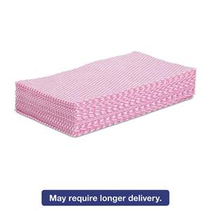 Toallitas de Servicio de Alimentos Boardwalk 12 x 21 Rosa/Blanco, Paquete de 200/Cartón - Servilletas de Papel - Product Image 2