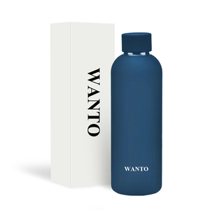 Wanto 350ml 500ml 750ml <span class=keywords><strong>1000ml</strong></span> Termo de vacío de acero inoxidable Botellas de agua aisladas Frascos con logotipo de impresión personalizado - Product Image 3