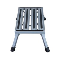 Escabeau télescopique pliable en aluminium léger EN 131 H.T.D HTD-X003, design moderne, plateforme 47,5x30cm, capacité 150kg, 1 unité