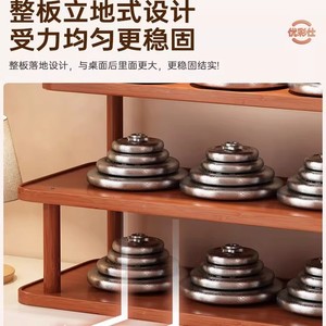 Home office desk storage rack, multi-purpose tabletop storage rack, dining table cup holder, tabletop <b>shelf</b> - Product Image 4