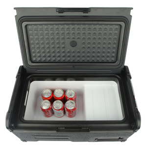 Refrigerador de coche de doble uso para el hogar y el coche, de gran capacidad de 25L, con compresor de refrigeración, 12V/24V, silencioso y de enfriamiento rápido. - Product Image 5