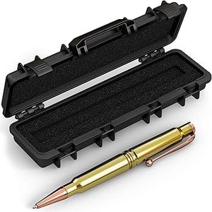 Gun Lover Master Marksman Novio Esposo Papá Navidad San Valentín Veteranos Hombre Regalo Personalizado Bolígrafo en forma de bala con estuche - Product Image 3