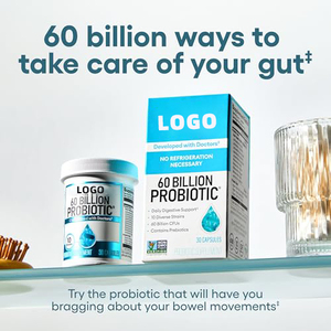 Temu, superventas, 600B CFU, probióticos, 10 cepas, prebióticos orgánicos, vitamina, promueve la salud <span class=keywords><strong>intestinal</strong></span> digestiva - Product Image 4