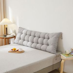 Coussin de tête de lit minimaliste en polyester et coton doux, oreiller de soutien lombaire pour lit, canapé, dortoir, chambre à coucher, chaise tatami - Product Image 1