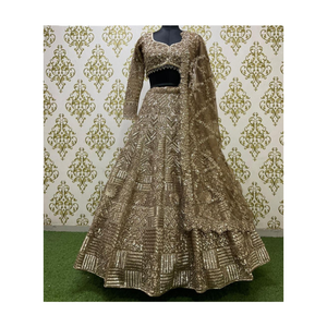 <span class=keywords><strong>Georgette</strong></span> cổ điển và lehenga net với thêu thanh lịch hoàn hảo cho Phù Dâu và khách DỰ TIỆC CƯỚI trong các dịp lễ hội - Product Image 1