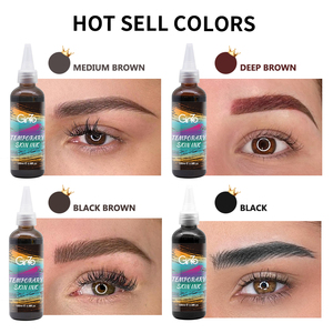 Tinte Semipermanente a Base de Henna para Cejas y Pestañas, Color Negro Marrón, Pigmento para Retoque de Raíces, <span class=keywords><strong>Lifting</strong></span> de Pestañas - Product Image 4