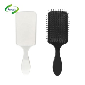 Prosub DIY Sublimation Hair Brush <strong>Custom</strong> Logo Blank With <strong>Air</strong> Cushion Massage Sublimation Hair Brushes <strong>Comb</strong>
