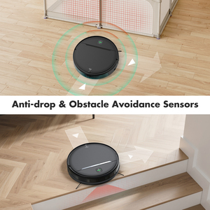 Robot aspirateur et serpillière intelligent, aspirateur robotisé automatique, contrôle WiFi APP Alexa pour sols durs, recharge automatique - Product Image 3