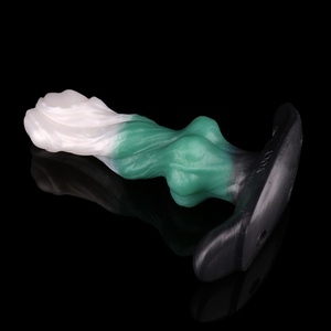 Silicone Knot Fantasy Stretching <b>Dildo</b> Curved Base, Anal Stretcher Prostate Toy, Adult Sex Toys for Men Women Couples Beginner - Product Image 3