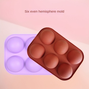 Nouveau modèle 2026 – Moules en silicone semi-circulaires personnalisés en usine pour <span class=keywords><strong>savon</strong></span>, gâteaux et glaces – Accessoires de cuisine et outils de pâtisserie - Product Image 4