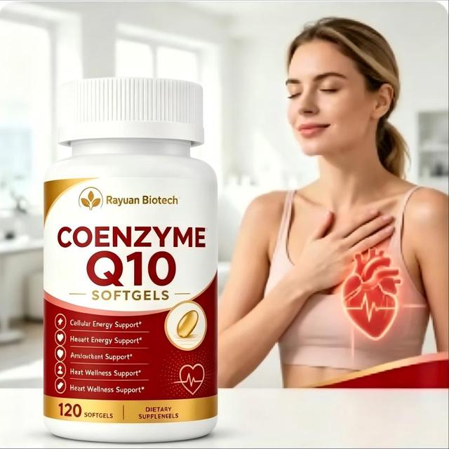 Wholesale Bulk Allergen Free Bottle High Bioavailability Coenzyme Q10 Softgels for Daily Wellness