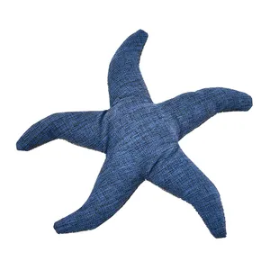 Recyceln Sie PET-Material Ocean Starfish Shape Hundes pielzeug Gefüllte Haustiers pielzeug