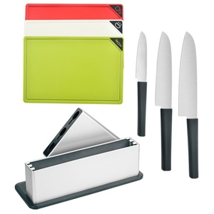 7PCS Cutting <b>Board</b> Set Stainless Steel Kitchen Knife Set Chef Knife Kitchen <b>Tools</b> Cutting <b>Board</b> Set with Storage Stand - Product Image 6