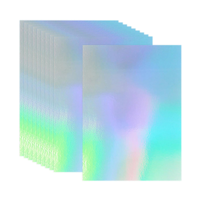 Silver Holographic Cardboard for Rigid Cosmetic Boxes with Modern Luxury Style