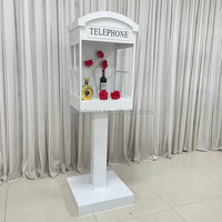 JINDA Livre d'or lumineux à LED blanc, Livre d'or audio, Support de photomaton pour la décoration de mariages, fêtes et événements