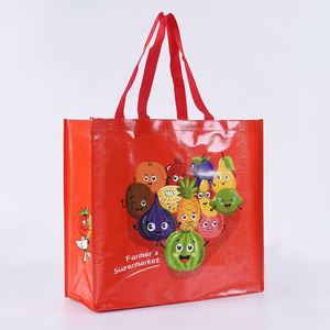 Sac de courses réutilisable écologique personnalisé en PP laminé non tissé avec logo, style pliable - Product Image 3