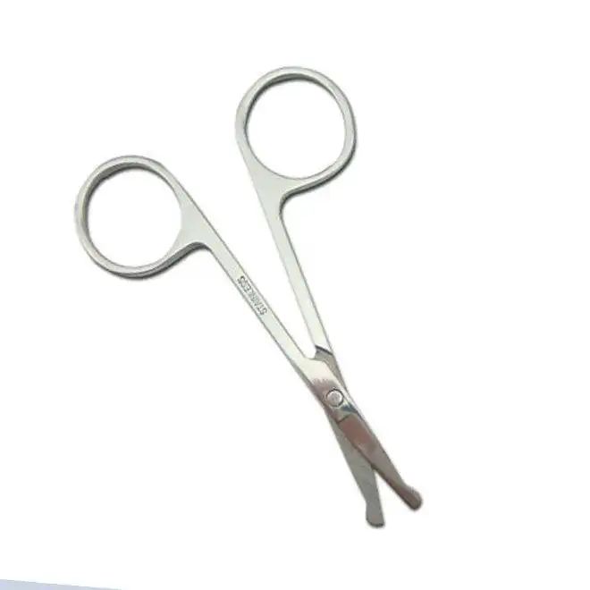 Premium quality Very popular Korean Stainless Steel Extension Tools Beauty Makeup Eyelash Scissor Eyebrow scissor