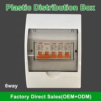 Disjoncteur différentiel (RCCB) / Interrupteur automatique (MCB) 220V pour usage industriel et domestique, boîtier de distribution personnalisé pour usine