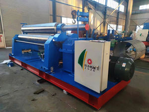 Machine à rouler les plaques <span class=keywords><strong>hydraulique</strong></span> à 3 rouleaux robuste et abordable, personnalisable, symétrique - Product Image 1