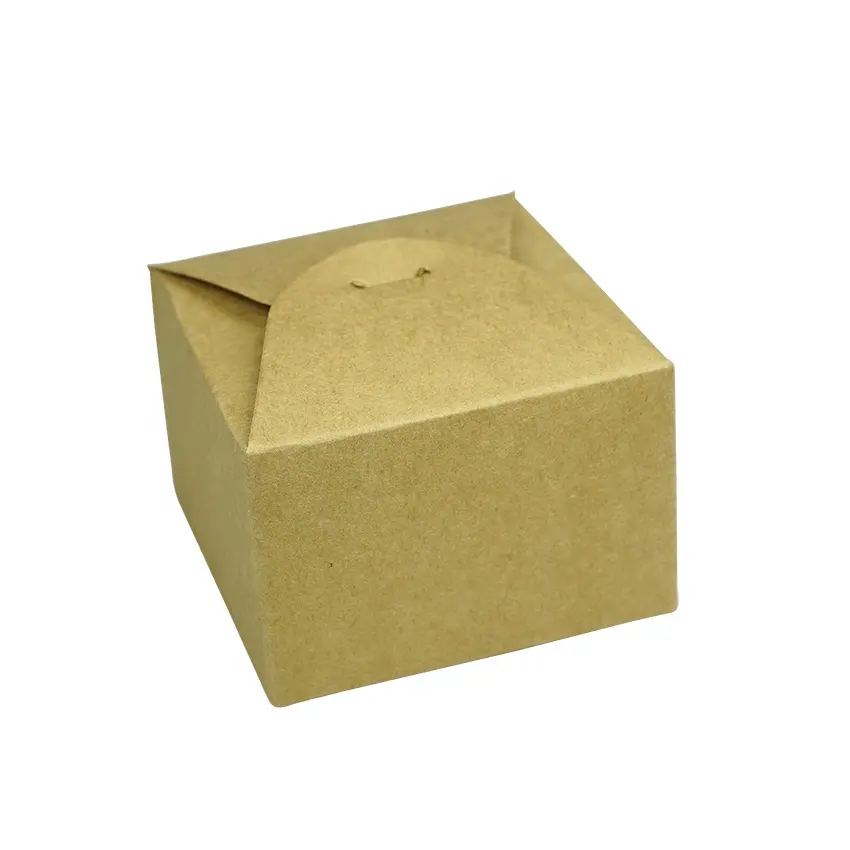 kundenspezifisches logo mini-geschenkbox aus kraftpapier schwarz weiß kraftpapier präsentiert etuis für festival süßigkeiten basteln behälter selbstversiegelnde geschenkbox aus papier
