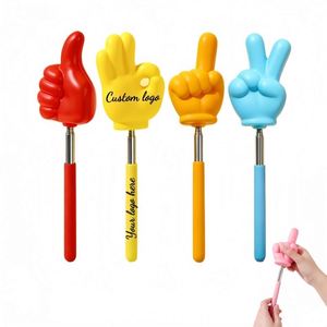 Custom logo Creative Gesture Stretchable PU <b>Sponge</b> Pinch Finger Shaped and Freely Stretchable Children Toy Finger Reading Stick - Product Image 1