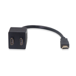 HDMISplitt金メッキHDマルチメディアケーブル1入力<span class=keywords><strong>2</strong></span>出力ハーネス - Product Image 1