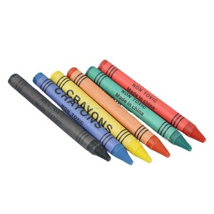 Juego de Papelería Escolar Económico, No Tóxico, Juego de Crayones de 8 Colores para Niños, Longitud de 8 cm - Product Image 1