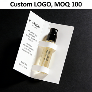 Carte d'échantillon de parfum personnalisée avec logo, faible MOQ 100 pièces, livraison rapide pour les tests de parfum et les cartes de papier absorbant les odeurs - Product Image 1