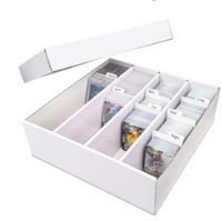 Séparateur de cartes en plastique PP imperméable imprimé sur mesure pour le rangement des cartes