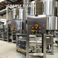 Agitateur chauffant à grande vitesse réservoir de mélange en acier inoxydable émulsifiant sous vide mélangeur à palettes graisse faisant un réacteur chimique