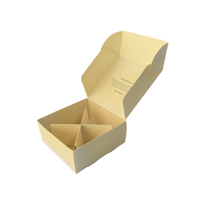 Caja de Cartón Plegable Biodegradable Personalizada para Empacar <span class=keywords><strong>Donuts</strong></span>, Pasteles y Galletas, con Impresión Dúplex, para Snack Bar - Product Image 4