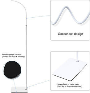 Support de fixation pivotant à col de cygne pour babyphone, support de fixation flexible pour sol, compatible avec Infant Optics <span class=keywords><strong>VTech</strong></span> Motorola - Product Image 4