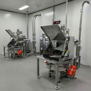 Voedingsmiddelenindustrie Bloemtoevoer Stofvrije Voederzak Afvoerstation Zeefpoeder Afvoeren Lossen Trillende Zeef Transport Systeem - Product Image 2