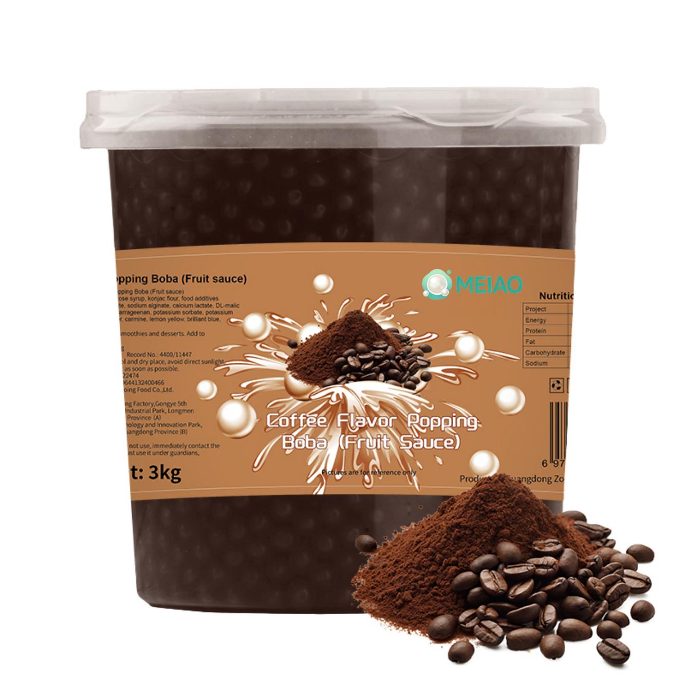 Премиум качество пузырьковый чай Boba кофе Popping Boba фруктовый сок начинки Konjac Boba