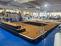 Ventes Flash : Île Flottante Gonflable pour Piscine, Bar Aquatique, Baignoires Flottantes pour Rivière Paresseuse / Île Flottante Gonflable avec Design Personnalisé