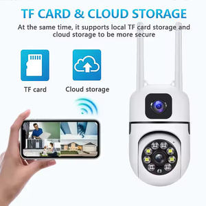 Nhà thông minh không dây 4MP ống kính kép CCTV <span class=keywords><strong>Camera</strong></span> với hai chiều âm thanh tầm nhìn ban đêm cảnh báo & phát hiện chuyển động CMOS cảm biến - Product Image 4