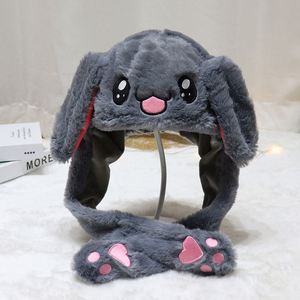 Sombrero de Fiesta Navideño LED de Peluche con Orejas Móviles de Animalitos, Unisex, Divertido, de Conejo Pikachu, Brillante, Venta al por Mayor - Product Image 3