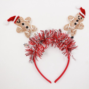 Accessori per Capelli Decorativi Natalizi, Cerchietto in Feltro Resistente <span class=keywords><strong>con</strong></span> <span class=keywords><strong>Corna</strong></span> di <span class=keywords><strong>Cervo</strong></span> e Renne per Compleanno - Product Image 4