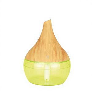 เครื่องเพิ่มความชื้นในอากาศแบบพกพา รุ่น Original Creative ความจุ 300 มล. ใช้พอร์ต USB เหมาะสำหรับบ้าน ห้องนอน สำนักงาน พร้อมไฟและลายไม้ - Product Image 5