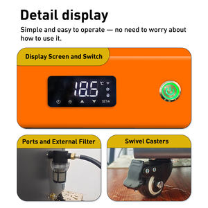 Máquina de Baño de Hielo de <span class=keywords><strong>Laboratorio</strong></span>, Enfriador de Agua, Compresor Refrigerado por Aire, Recirculación de Refrigeración, Pantalla Digital, 1.4HP, Directo de Fábrica - Product Image 6