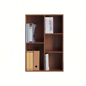 Étagère naturelle à 5 cubes, vitrine ouverte pour organisateur de stockage-Moderne et minimaliste, fournisseur en gros - Product Image 1