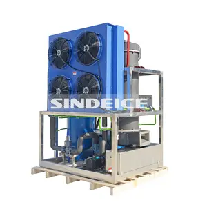 Sindeice 2024 tốt nhất 2 tấn ống máy nước đá làm mát không khí 35mm thương mại Ice Maker