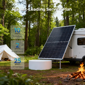 Panneau solaire monocristallin haute performance 100W IBC pour alimentation électrique de camping compacte - Product Image 2