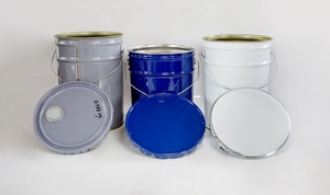 وعاء ستانلس ستيل فاخر بقياس 5 جالون, وعاء معدني من القصدير عالي الجودة بغطاء بغطاء - Product Image 6