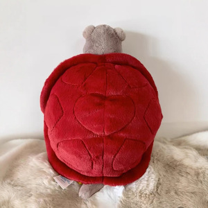 Peluche Tartaruga Timmy con Outfit Romantico, Morbido Pupazzo in Peluche Corto, Regalo per Giovani e Adulti Unisex 31cm-50cm, Novità San Valentino 2026 - Product Image 3