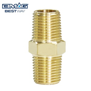 BMAG 1/2 "-2" Fabrication de raccords de plomberie en laiton Mamelon sans plomb <span class=keywords><strong>Tuyau</strong></span> d'eau Raccords en laiton - Product Image 5